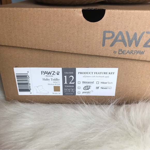 PAWZ by BearPaw ⚜️ Hailey Toddler Cow Suede Boots - Picture 13 of 16